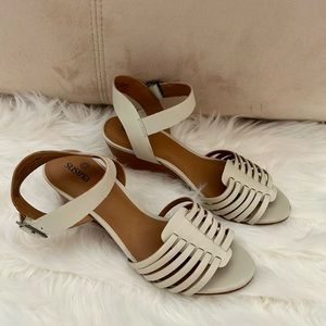 NEW Classy, Comfort, Timeless Susina Soft Leather Strap Wedge Heels Sandals